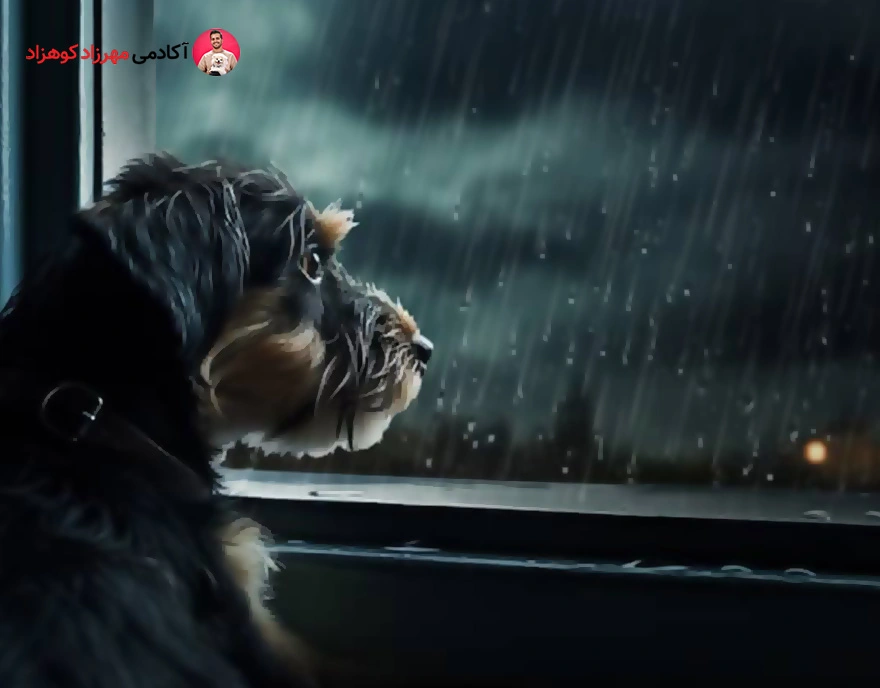 فوبیای رعد و برق در سگ‌ها